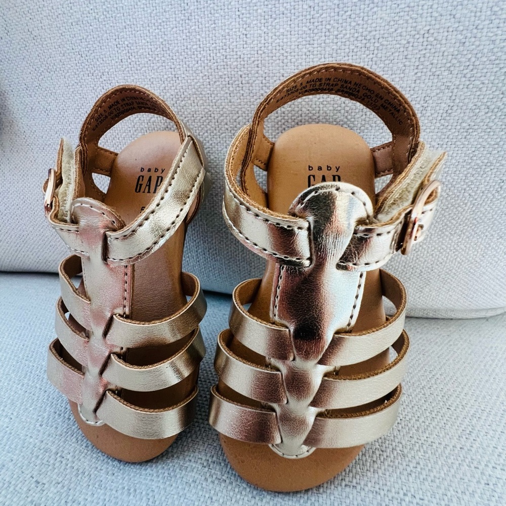 GAP Gold Kids Sandals